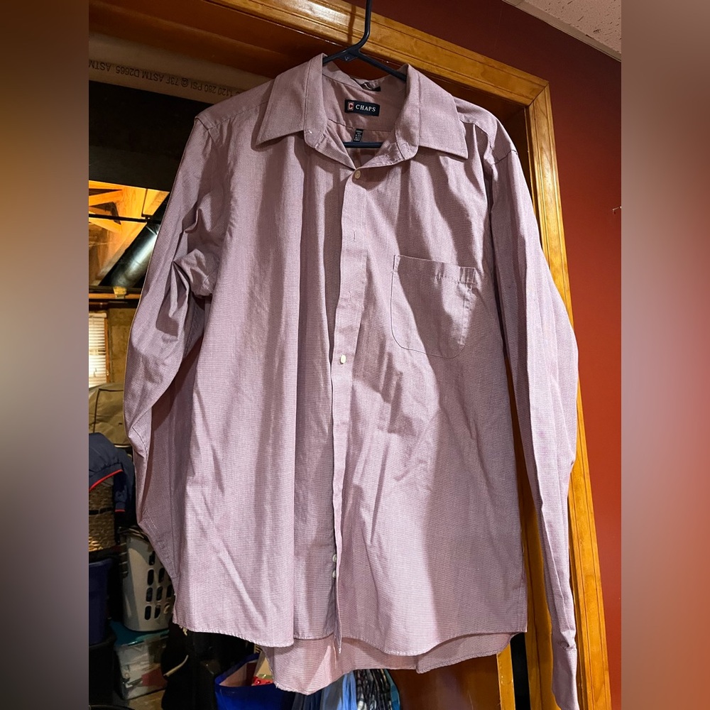 Chaps Red Check Button-Up Shirt